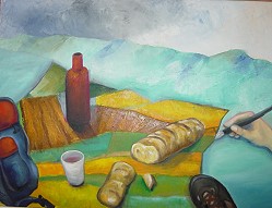 Pilgerpicknick Jakobsweg M. M. Reisser